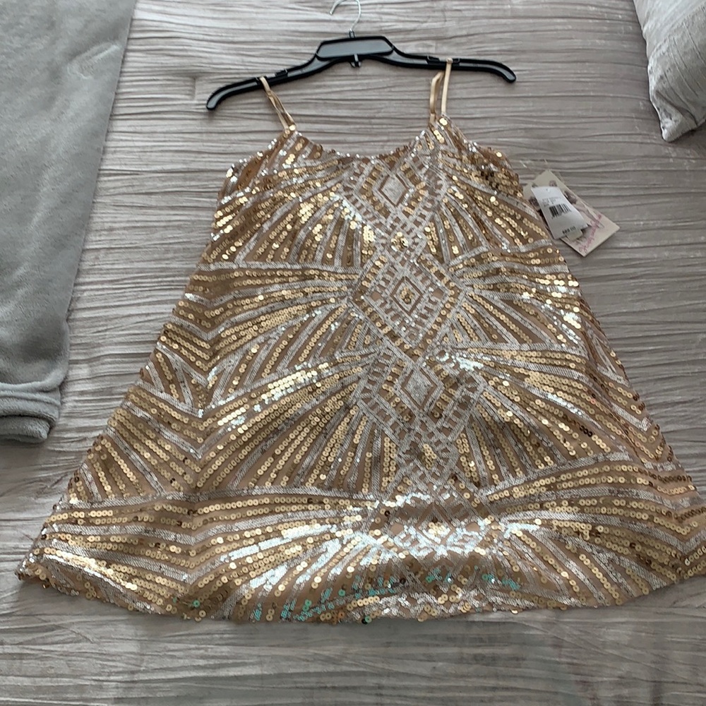 Gold and silver part my dress